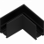 MGN TRACK/S accessory horizontal corner BK MGN TRACK/S accessory horizontal corner BK
