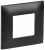 Рамка 1гн черный SK-F01Bl SKANDY IEK (1/10/100)