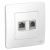 Розетка 2гн комп+ТФ RJ45+RJ11 с/у белый кат.5е Blanca Systeme Electric Розетка 2гн комп+ТФ RJ45+RJ11 с/у белый кат.5е Blanca Systeme Electric