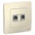 Розетка 2гн комп+ТФ RJ45+RJ11 с/у молочный кат.5е Blanca Systeme Electric Розетка 2гн комп+ТФ RJ45+RJ11 с/у молочный кат.5е Blanca Systeme Electric