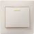 Выключатель 1кл с подсв с/у крем ВС10-1-1-ККм Кварта GENERICA IEK (1/10/120)