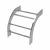 Угол лестничный вертикальный внешний 90 градусов 80х900, толщ. 3 мм, R300, в комплекте с крепёжными элементами, необходимыми для монтажа, алюминий