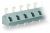 Клемма печатной платы 1 уровень, 3 соединителя, 630В 24А 6кВ сечение2.500мм² олово крепл. проводника, соединение с пружинным зажимом IP20 Wago