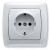 Розетка 1гн с З/К с/у белый 16А Carmen Viko (1/12/120)