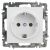 Розетка 1гн с З/К с/у белый механизм 16А 6-202-01 Accent Intro (1/10/200) Розетка 1гн с З/К с/у белый механизм 16А 6-202-01 Accent Intro (1/10/200)