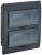 Бокс ЩРВ-П-24мод встр. пласт чер (дв.прозр) 2 ряда IP41 KREPTA IEK (1/10)