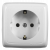 Розетка HEGEL 1-мест. в сборе с корпусом с З/К откр. уст-ки16А 220-250В IP20 белый Розетка HEGEL 1-мест. в сборе с корпусом с З/К откр. уст-ки16А 220-250В IP20 белый