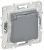 Розетка 1гн с З/К с крыш. шторки с/у серый механизм 16А IP44 SK-R11Gr SKANDY IEK (1/10/100)