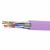 Кабель витая пара кат. 6 экранированный F/UTP, 4 пары, нг(А)-HF, цвет внешней оболочки фиолетовый катушка 305 м