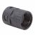 Муфта с внутренней резьбой DN 36 мм, М50х1,5, полиамид, цвет черный