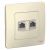 Розетка 2гн комп+комп RJ45+RJ45 с/у молочный кат.5е Blanca Systeme Electric Розетка 2гн комп+комп RJ45+RJ45 с/у молочный кат.5е Blanca Systeme Electric