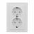 Розетка 2гн с З/К шторки с/у белый 16А Минск EKF Basic (10/200) Розетка 2гн с З/К шторки с/у белый 16А Минск EKF Basic (10/200)