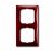 Рамка 2-пост. цвет красный foyer-red (фойе-красный) глянцевый, пластик горизонт. и вертик., IP20 basic55 ABB Рамка 2-пост. цвет красный foyer-red (фойе-красный) глянцевый, пластик горизонт. и вертик., IP20 basic55 ABB
