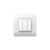 (NEW3-E) Выключатель 3-клавишный 10А, белый CHINT (1)