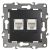 Розетка 2гн комп+комп RJ45+RJ45 с/у антрацит механизм кат.5е 12-3108-05 Эра12 ЭРА (1/10) Розетка 2гн комп+комп RJ45+RJ45 с/у антрацит механизм кат.5е 12-3108-05 Эра12 ЭРА (1/10)
