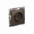 Розетка 1гн без З/К шторки с/у мокко механизм 16А AtlasDesign Systeme Electric