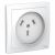 Розетка к электроплите с/у 32А 250В шторки с/у белый Blanca Systeme Electric