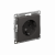 Розетка 1гн с З/К шторки с/у базальт механизм 16А AtlasDesign Systeme Electric  (1/20)