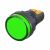 Лампа индикаторная в сборе 1 источник света зеленая круглая линза, плоская 9-24В AC/DC d22.2мм СВЕТОДИОД. (LED) IP68 DKC Mitra