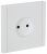 Розетка 1гн без З/К с/у белый винт.клем 10А FP218 FORTE&PIANO IEK (1/10/100)