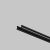 Led Strip Рассеиватель для профиля 08×09 (Чёрный, 2 м), ALM-0809-B-DF-2M