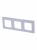 Рамка 3-пост. цвет белый глянцевый, пластик горизонт. и вертик., Levit ABB Рамка 3-пост. цвет белый глянцевый, пластик горизонт. и вертик., Levit ABB