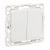 Выключатель 2кл прох с/у белый механизм 10А винт.клеммы Стокгольм EKF PROxima