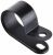 Серьга для кабеля нейлоновая СНК 16мм черная (50шт/упак) IEK (1/100)