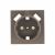 Валенсия лицевая панель розетки 1-местной с/з 16А графит с защ. штор. с 2 USB 2,1А EKF PROxima