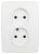 Розетка ЭРА Серия 12 12-2107-01М , 2X2P, 16А-250В, белый матовый Розетка ЭРА Серия 12 12-2107-01М , 2X2P, 16А-250В, белый матовый