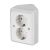 Розетка ABB Jussi 2-мест. в сборе с корпусом с З/К откр. уст-ки16А 220-250В IP21 белый Розетка ABB Jussi 2-мест. в сборе с корпусом с З/К откр. уст-ки16А 220-250В IP21 белый
