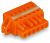 Клеммная колодка 26.45мм 14x1 0.08-2.5мм² 16А 320В термопласт оранжевый Wago