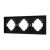 Рамка пластиковая FRM-TENDO-SFPL-3-BK (Arlight, Матовый черный) Рамка пластиковая FRM-TENDO-SFPL-3-BK (Arlight, Матовый черный)