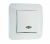 Makel Lillium S бел. выключатель  1кл с подсв.