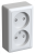 Розетка 2гн без З/К шторки о/у белый изол.пласт. 16А IP20 Хит Systeme Electric  (1/112)