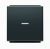 Клавиша одинарная перекидная для выключателя пластик черный матовая IP20 ABB Sky