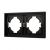 Рамка пластиковая FRM-TENDO-PL-2-BK (Arlight, Черный) Рамка пластиковая FRM-TENDO-PL-2-BK (Arlight, Черный)