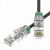 Патч-корд неэкранированный SLIM CAT6A U/UTP 4х2, 28 AWG, LSZH, чёрный, 1м