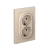 Розетка 2гн с З/К шторки с/у песочный AtlasDesign Systeme Electric (1/10)