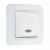 Makel Lillium бел/бел выключатель  1 кл с подсв