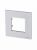 Рамка 1-пост. без перегородки цвет белый Альпийский белый глянцевый, пластик горизонт. и вертик., IP20 Zenit ABB