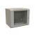 WRline Шкаф настенный 19-дюймовый (19"), 12U, 650x600х600мм, стеклянная дверь, цвет серый (RAL 7035) (разобранный)