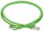 ITK Коммутационный шнур кат.6A S/FTP 0,5м st. 50мкд зел.