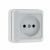 Розетка 1гн без З/К о/у белый 10А IP20 Рим EKF (1/10/50)