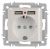 Розетка Intro Accent 6-410-06 , P+E Schuko со шторками, 16А-250В + 2хUSB, IP20, СУ, перламутр Розетка Intro Accent 6-410-06 , P+E Schuko со шторками, 16А-250В + 2хUSB, IP20, СУ, перламутр