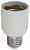 Патрон-переходник E27/E40 пластиковый белый ЭРА (1/50) Патрон-переходник E27/E40 пластиковый белый ЭРА (1/50)