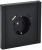 Розетка 1гн с З/К+2хUSB A+C шторки с/у черный винт.клем 18Вт 16А FP147 FORTE&PIANO IEK (1/10/100)