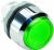 Фронтальная часть нажимной кнопки высок., 1 упр. элемент цвет зеленый с круг. линзой, с подсветкой, с фиксацией, ABB Фронтальная часть нажимной кнопки высок., 1 упр. элемент цвет зеленый с круг. линзой, с подсветкой, с фиксацией, ABB