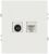Розетка ЭРА Arktik 16-3110-01 комбинированная RJ45+TV белый Розетка ЭРА Arktik 16-3110-01 комбинированная RJ45+TV белый