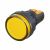 Лампа индикаторная в сборе 1 источник света желтая круглая линза, плоская 9-24В AC/DC d22.2мм СВЕТОДИОД. (LED) IP68 DKC Mitra